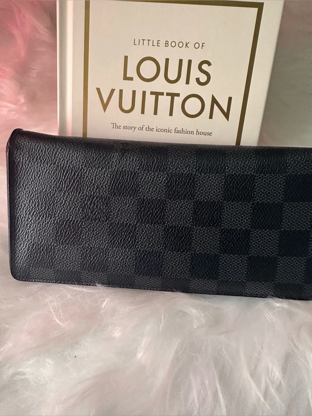 Louis Vuitton Damier Graphite Long Bifold Wallet Authentic